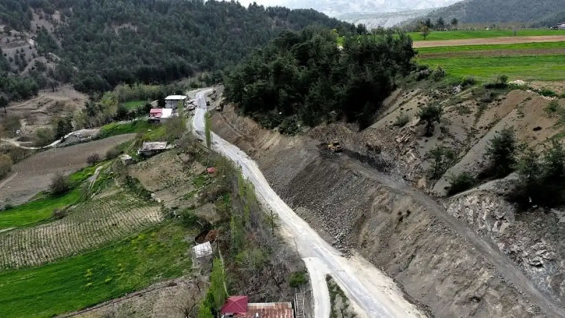 'Kahramanmaraş Ilıca yolunda genişletme çalışmaları'