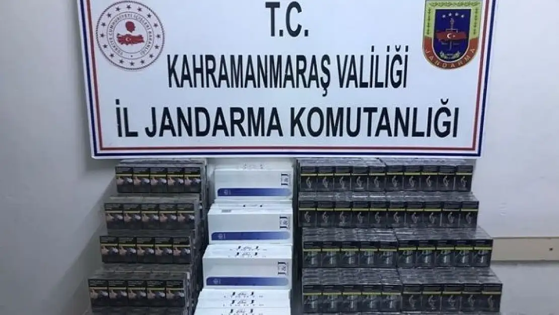 'Kahramanmaraş´ta 132 karton kaçak sigara ele geçirildi'