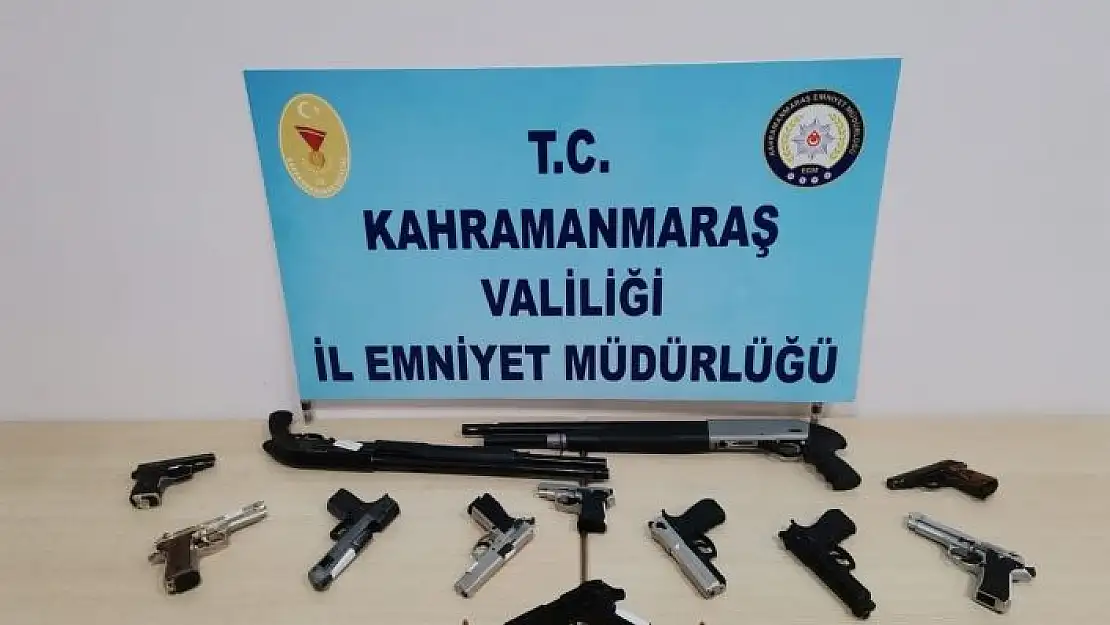 'Kahramanmaraş´ta 19 silah ele geçirildi'