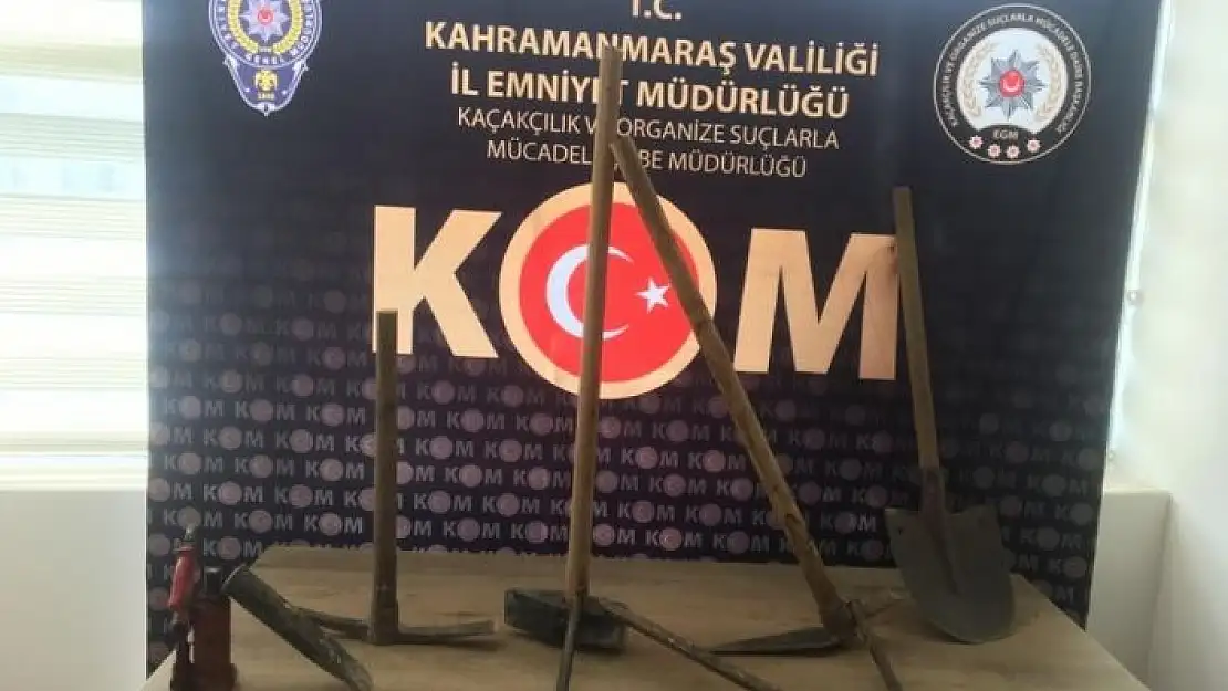 'Kahramanmaraş´ta 3 define avcısı yakalandı'