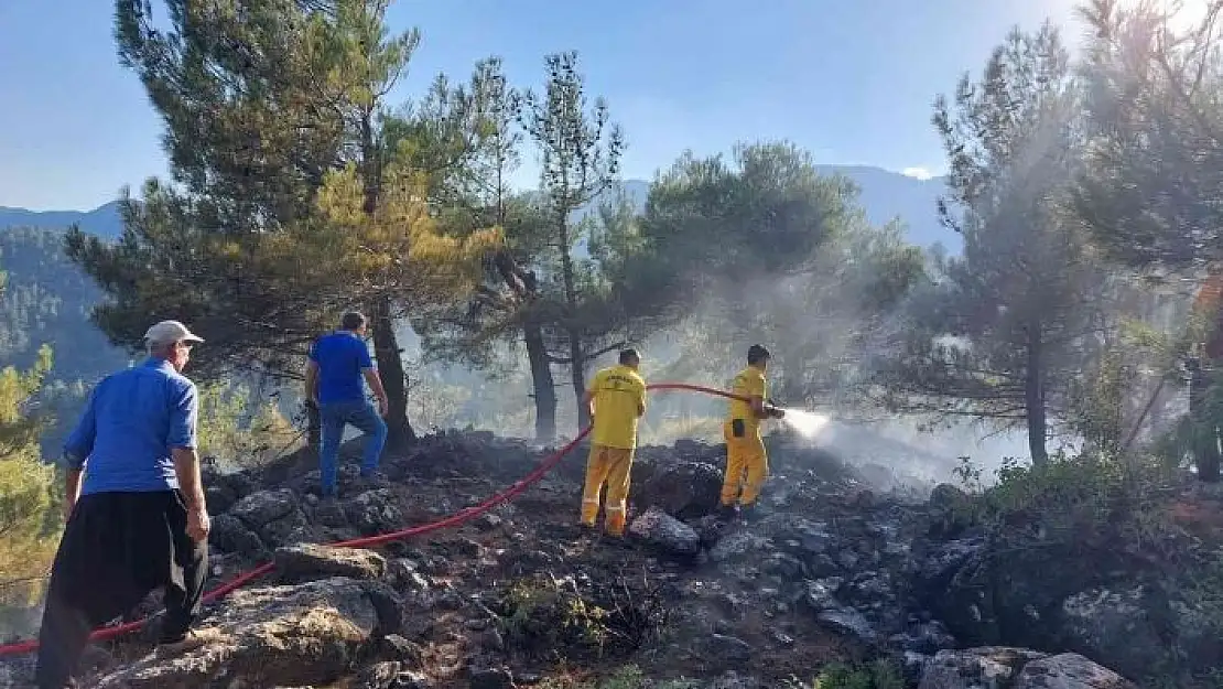 'Kahramanmaraş´ta 6 noktada çıkan yangın söndürüldü, ormanları yakan şüpheli yakalandı'