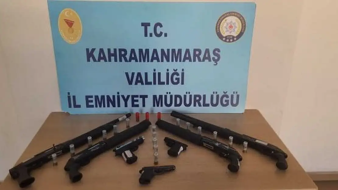 'Kahramanmaraş´ta 8 adet silah ele geçirildi'