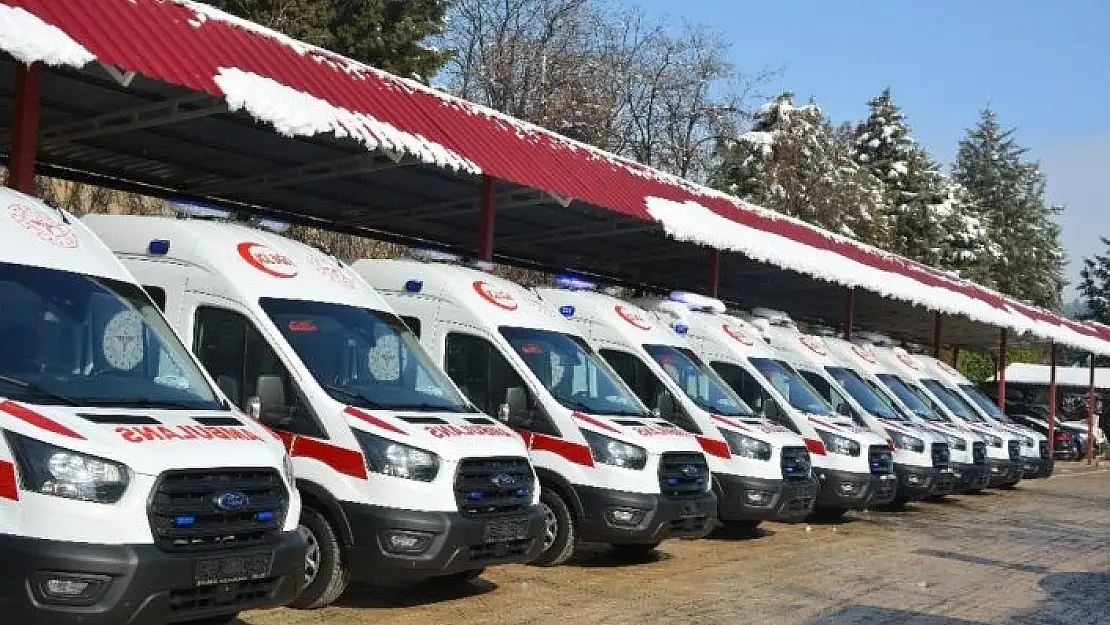 'Kahramanmaraş´ta ambulans sayısı 90´a ulaştı'