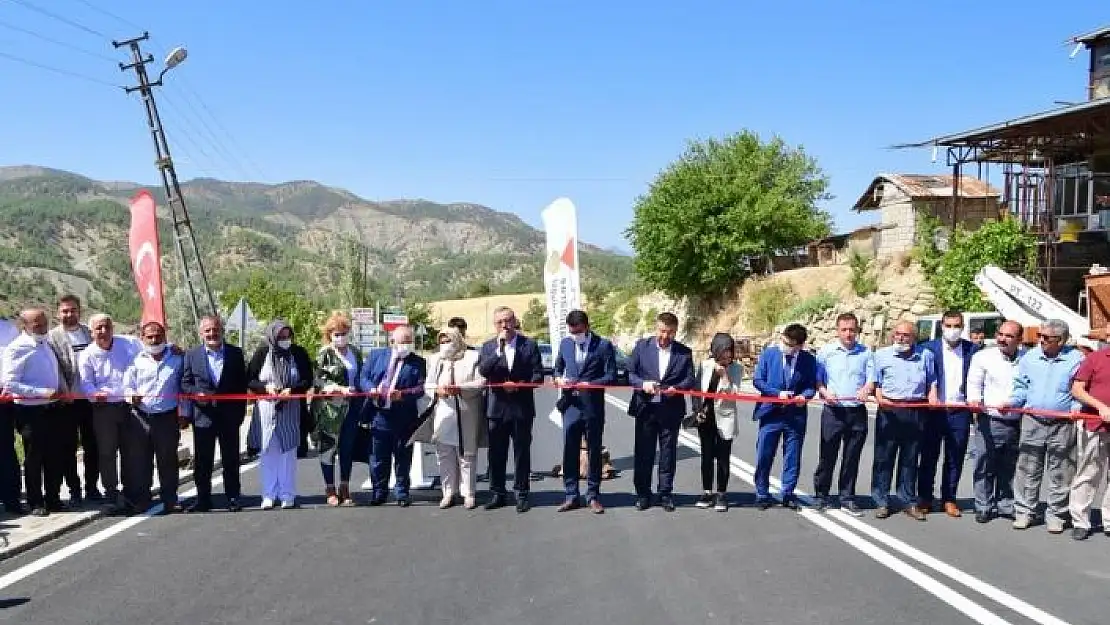 'Kahramanmaraş´ta asfaltlanan Ilıca yoluna açılış'