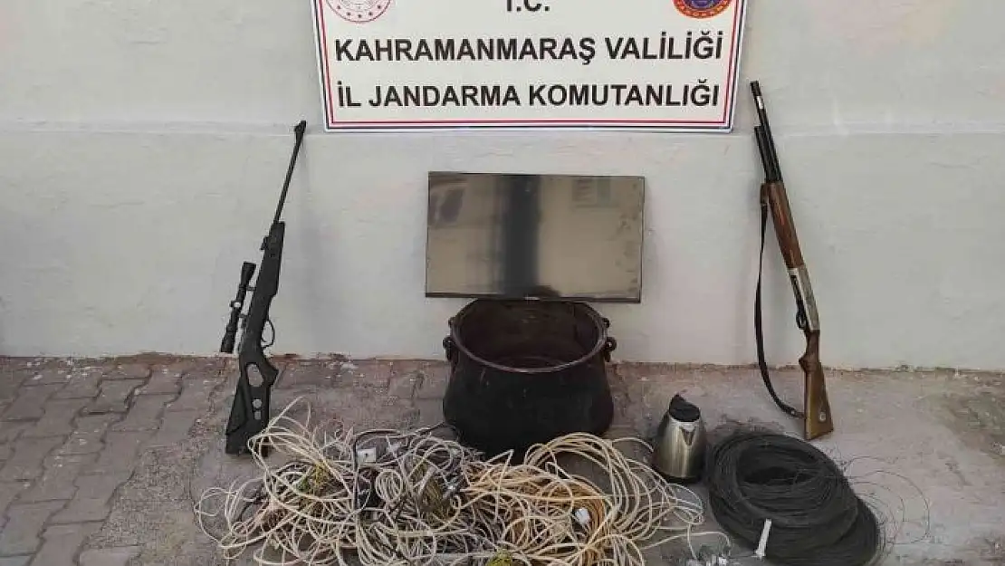 'Kahramanmaraş´ta bağ evi hırsızlığına 2 tutuklama'