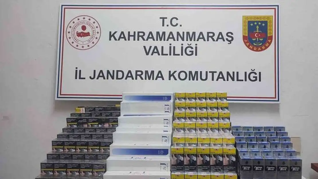 'Kahramanmaraş´ta bin 630 paket kaçak sigara ele geçirildi'