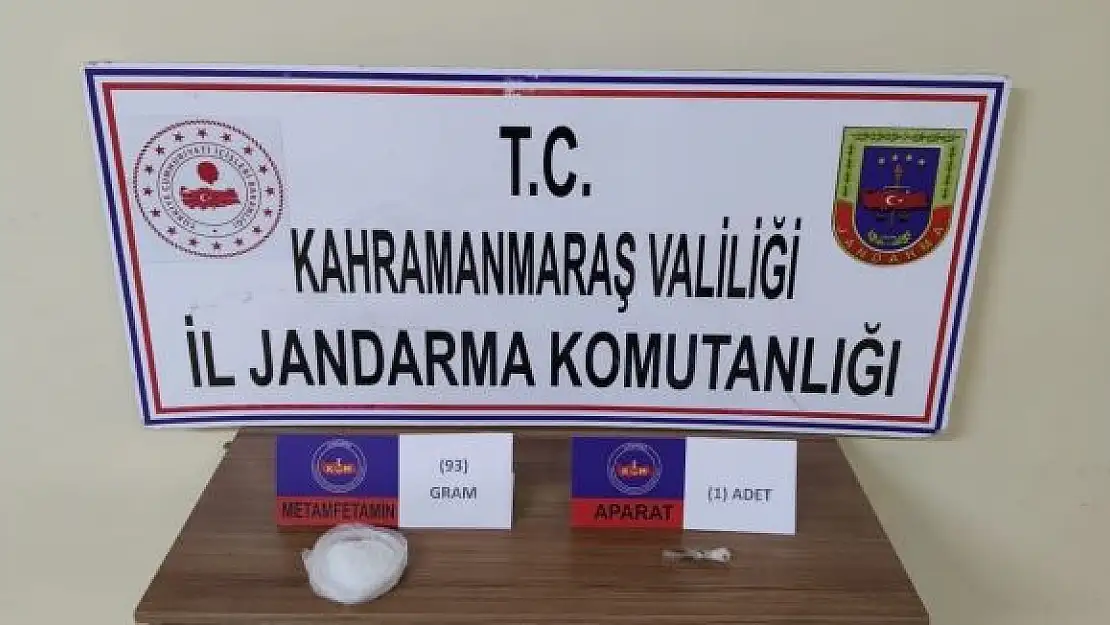 'Kahramanmaraş´ta bir şahıs uyuşturucu ile yakalandı'