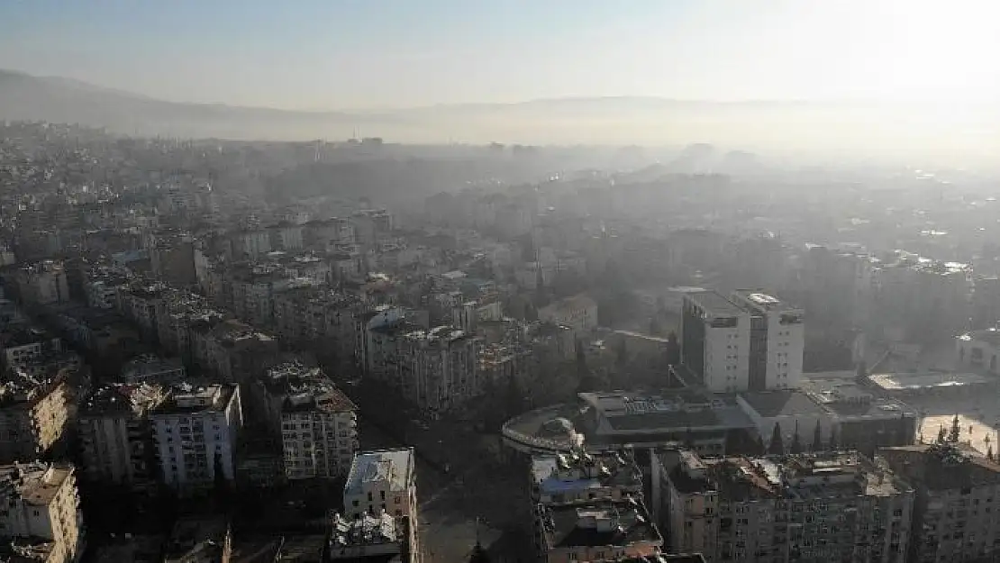 'Kahramanmaraş´ta boş sokaklar havadan görüntülendi'