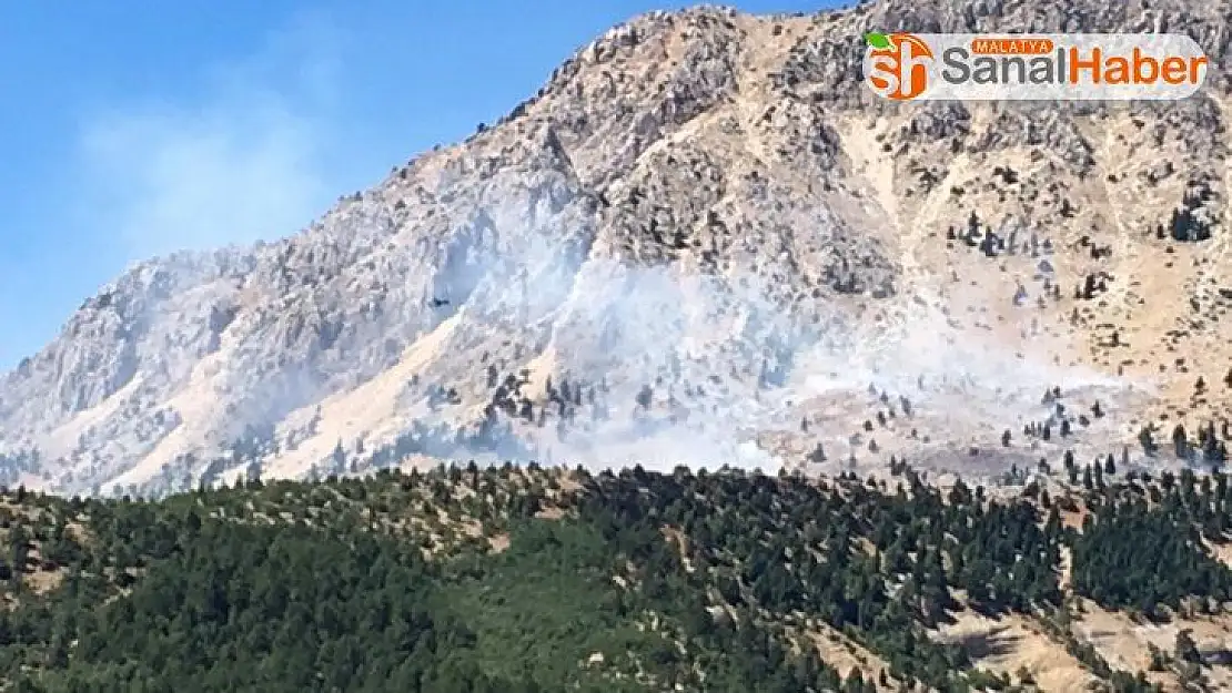 Kahramanmaraş'ta dağlık alanda çıkan yangın söndürüldü