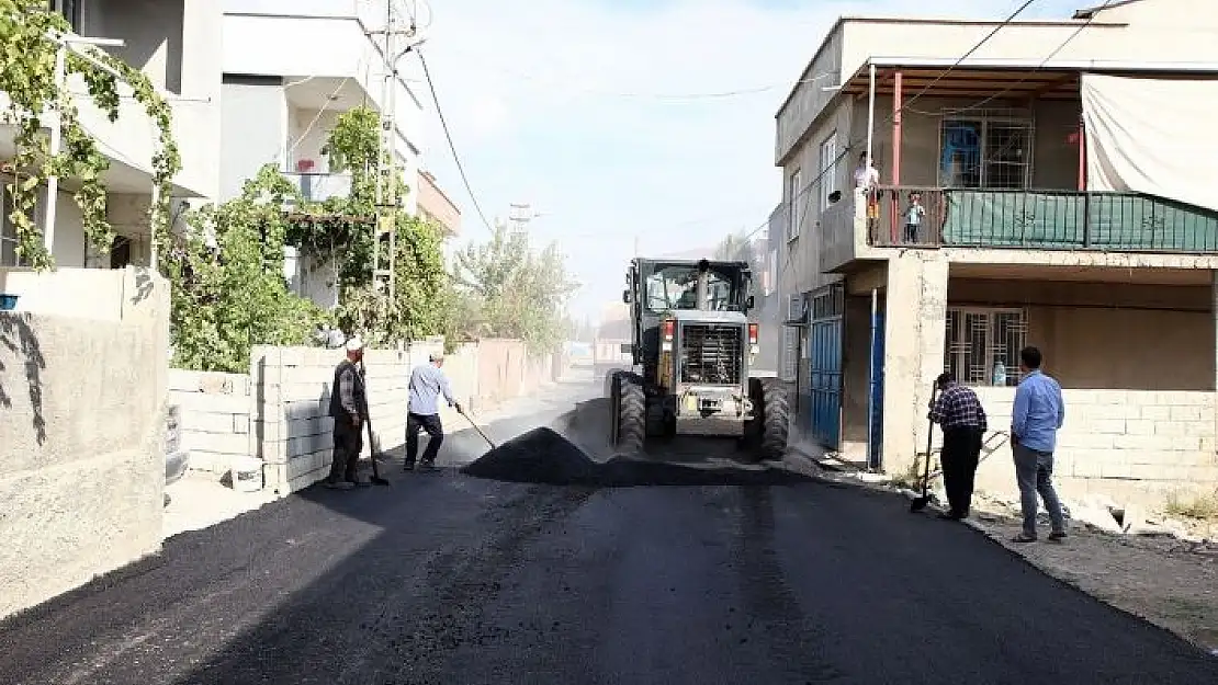 'Kahramanmaraş´ta Eyüp Sultan Mahallesi´nde asfalt çalışması'