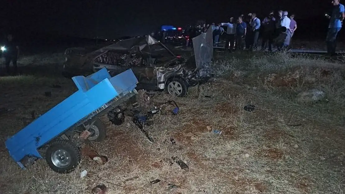 'Kahramanmaraş´ta feci kaza: 4 ölü, 1 ağır yaralı'