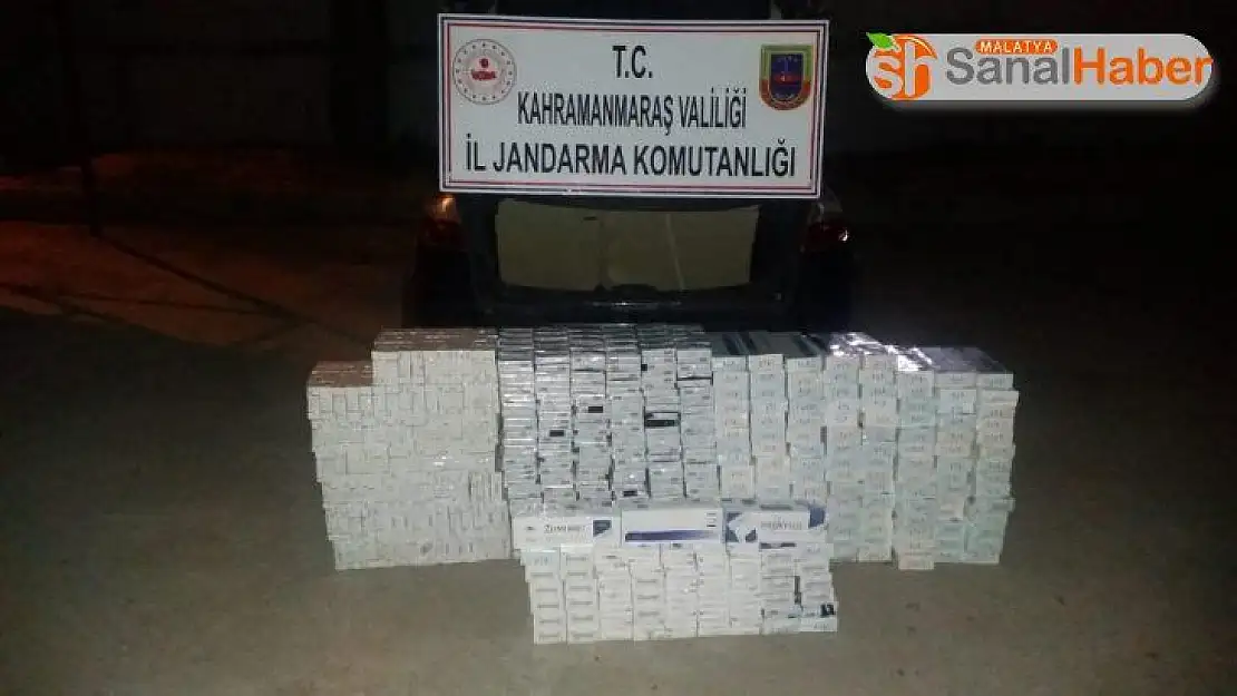 Kahramanmaraş'ta kaçak sigara operasyonu