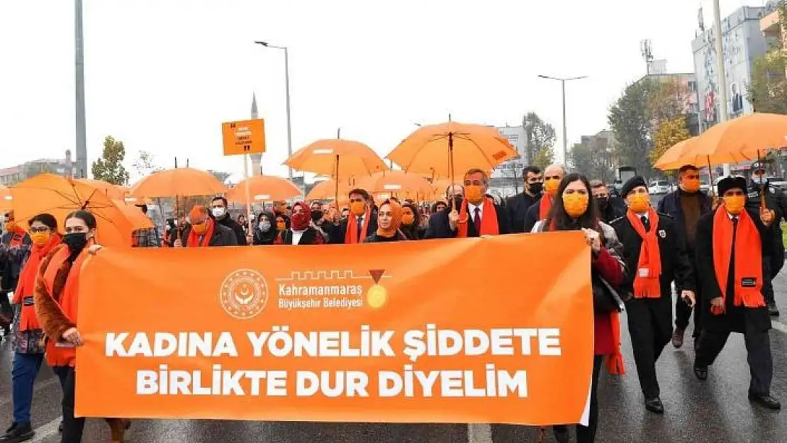 'Kahramanmaraş´ta ''kadına şiddete hayır'' yürüyüşü'