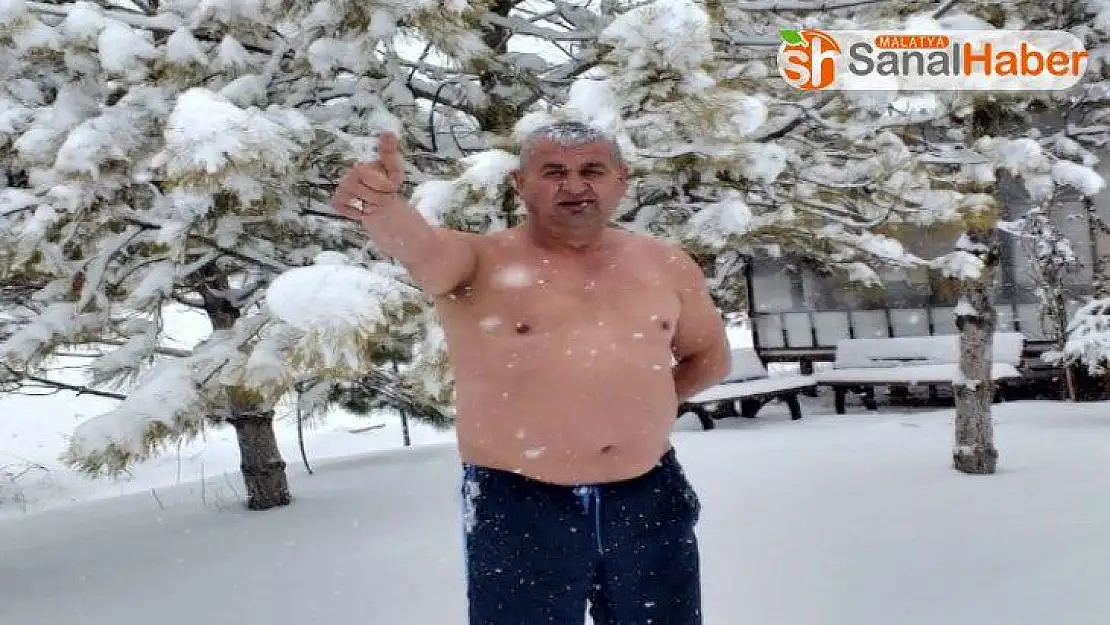 Kahramanmaraş'ta kar sevinci