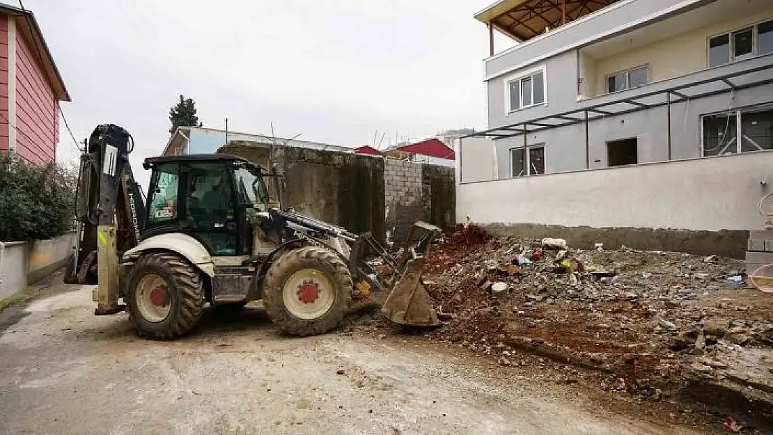 'Kahramanmaraş´ta mahalleler İnşaat atıklarından temizleniyor'