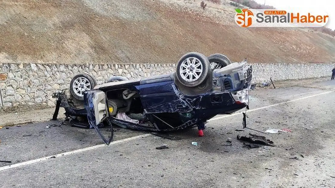 Kahramanmaraş'ta otomobil takla attı: 1 ölü, 1 yaralı