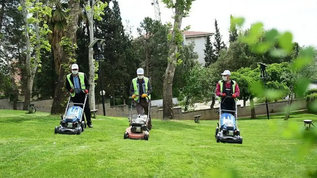 'Kahramanmaraş´ta Park ve bahçeler yaza hazırlanıyor'