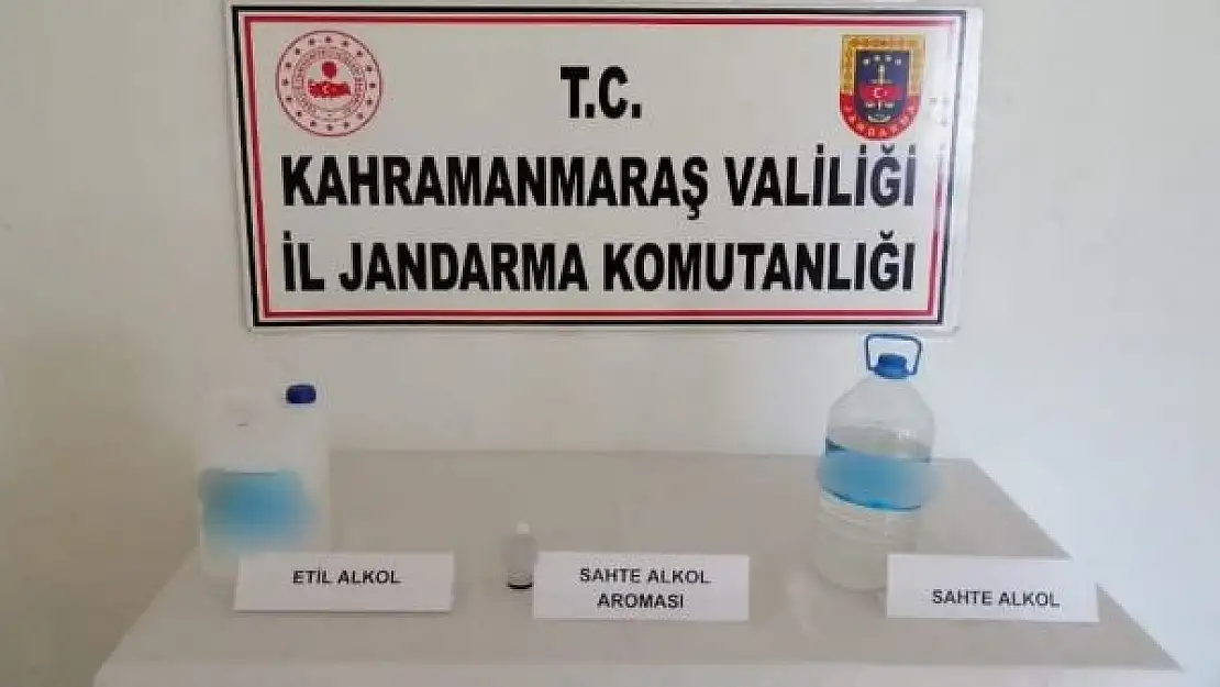 'Kahramanmaraş´ta sahte alkol operasyonu'