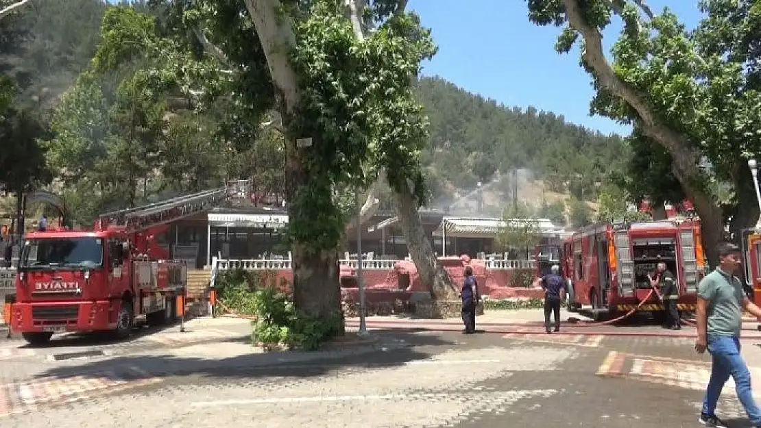 'Kahramanmaraş´ta sosyal tesis yangını'