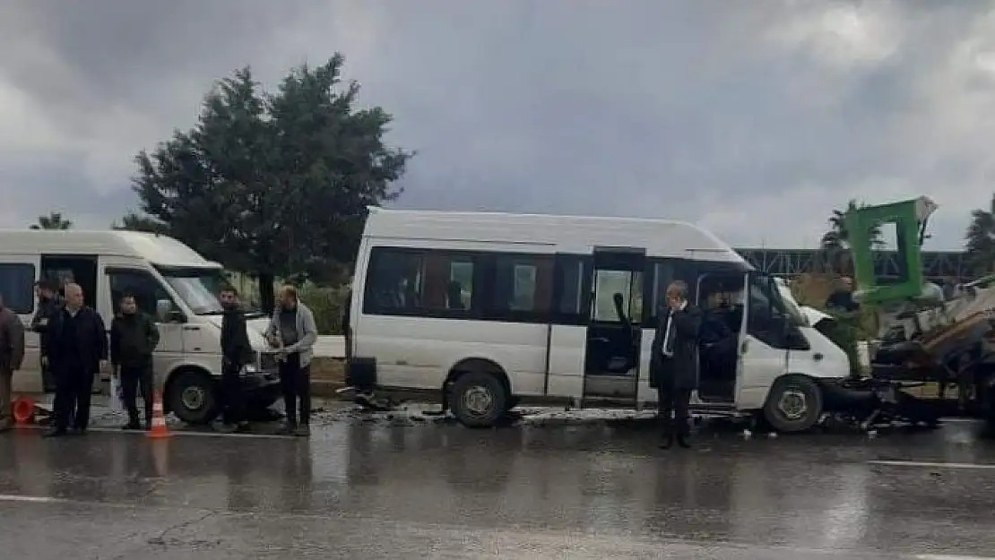 'Kahramanmaraş´ta trafik kazası: 11 yaralı'