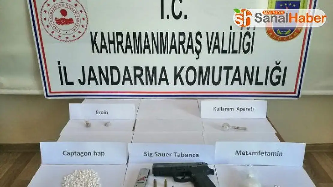 Kahramanmaraş'ta uyuşturucu operasyonunda 3 tutuklama