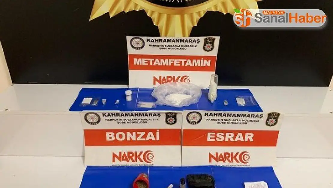Kahramanmaraş'ta uyuşturucu operasyonunda 5 tutuklama
