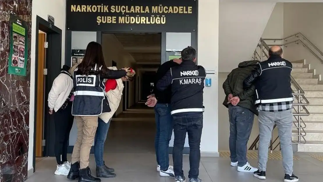 'Kahramanmaraş´ta uyuşturucuya 4 tutuklama'