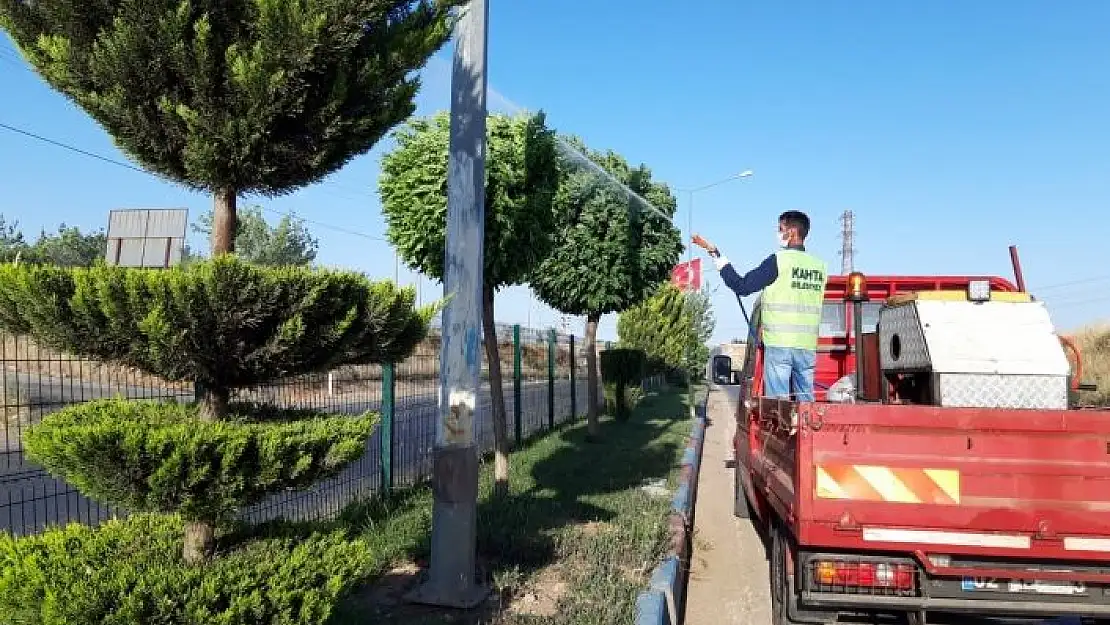 'Kahta Belediye ilaçlama çalışmalarını yoğunlaştırdı'