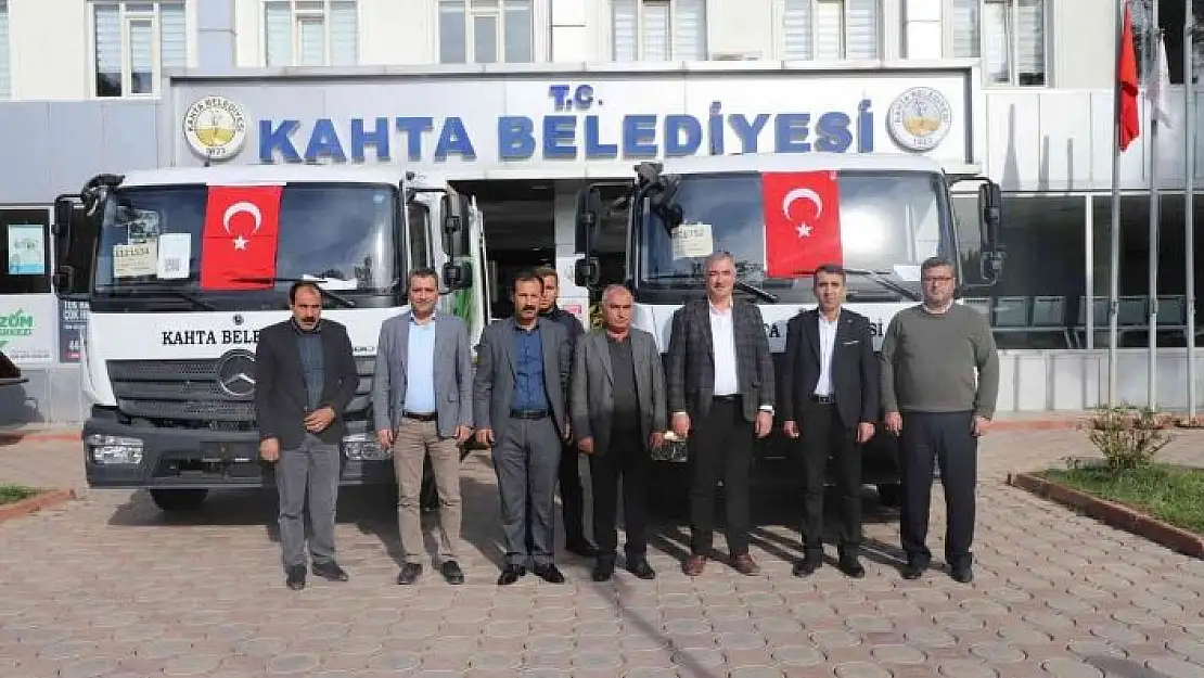 'Kahta Belediyesi araç filosunu güçlendiriyor'