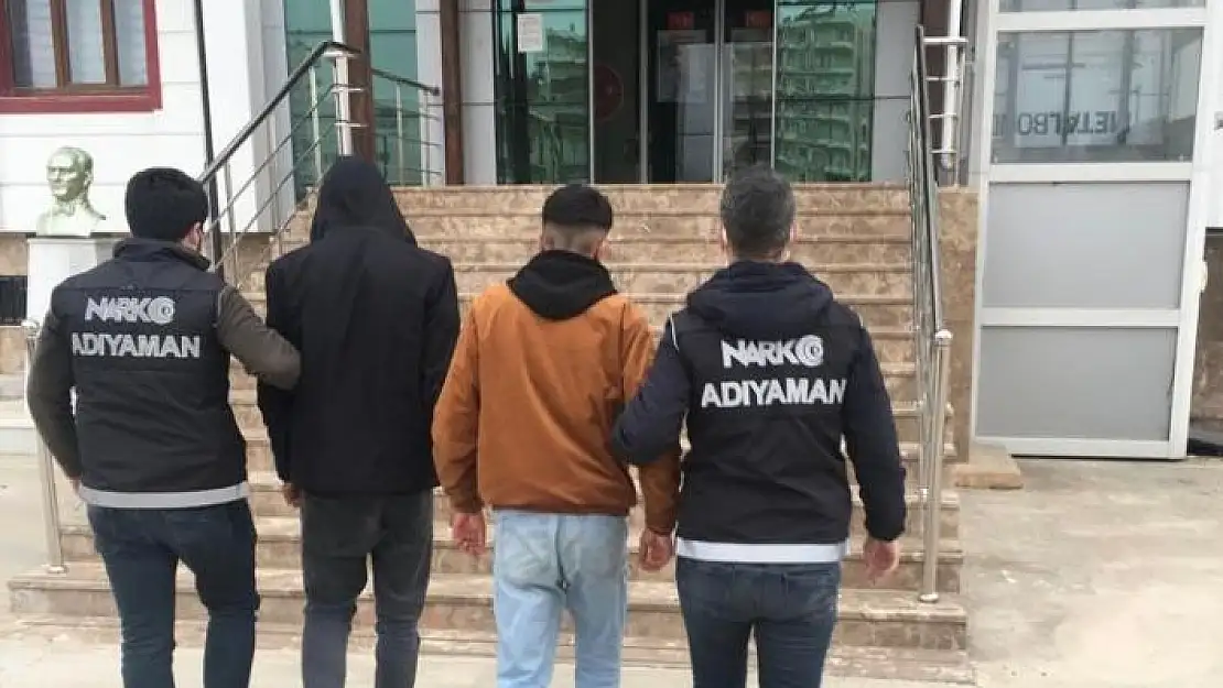 'Kahta´da uyuşturucudan yakalanan 5 kişiden, 2´si tutuklandı'