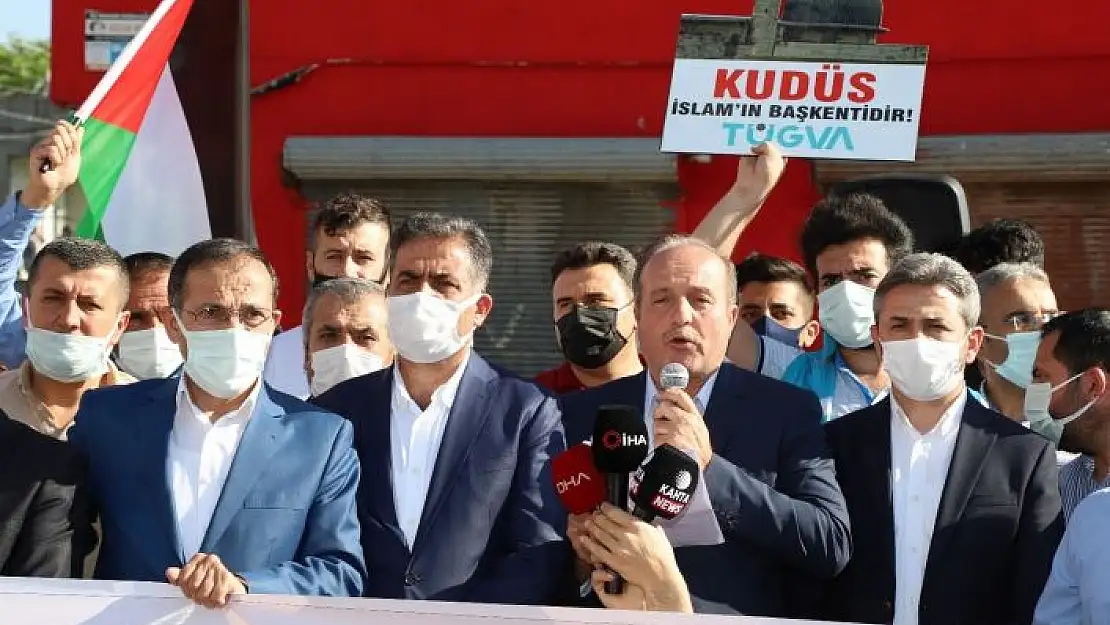 'Kahta´daki STK´lardan İsrail´e ortak tepki'