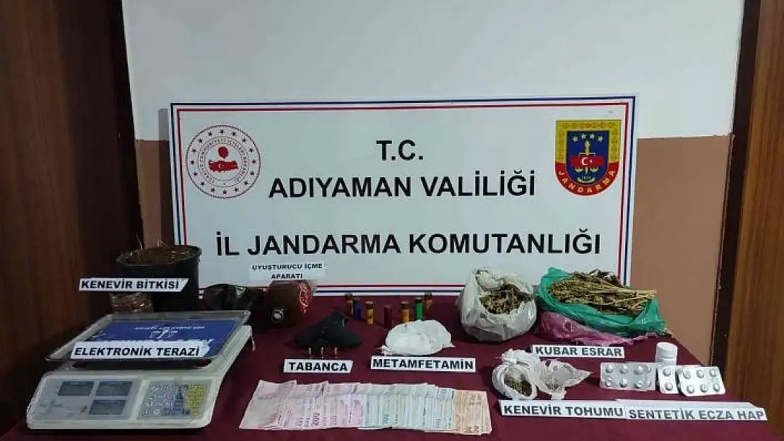 'Kahta ilçesinde uyuşturucu operasyonu'