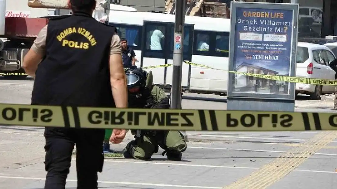 'Kaldırımdaki sırt çantası bomba paniği yaşattı'