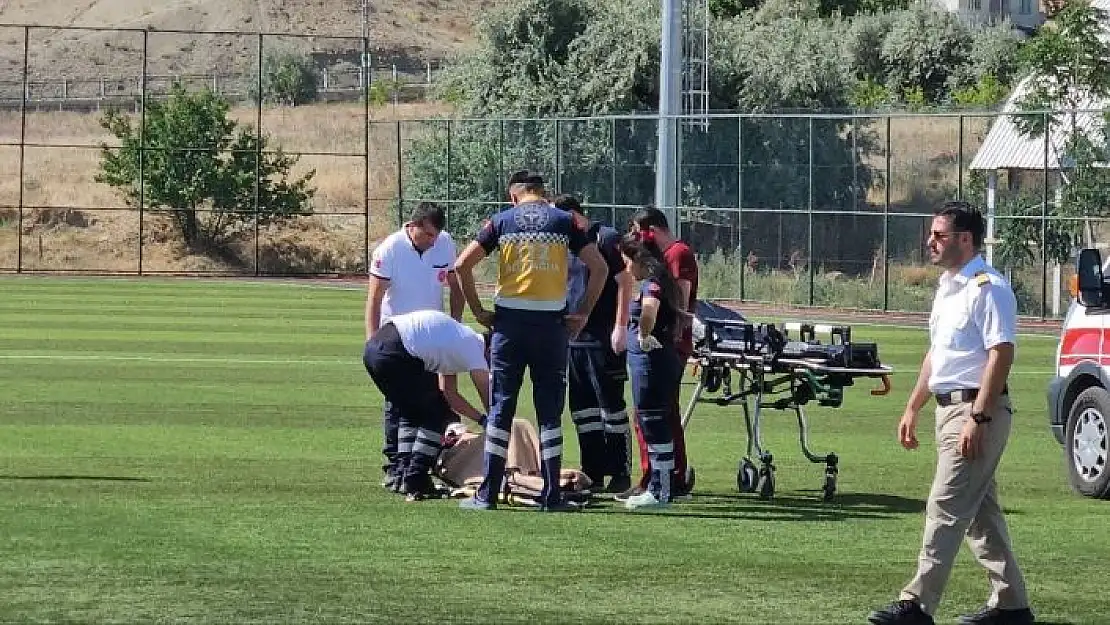 'Kalp krizi geçiren hasta, ambulans helikopter ile hastaneye kaldırıldı'