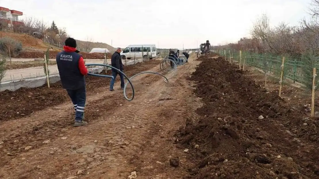 'Kanal boyu ikinci etap park çalışmaları hızlandı'