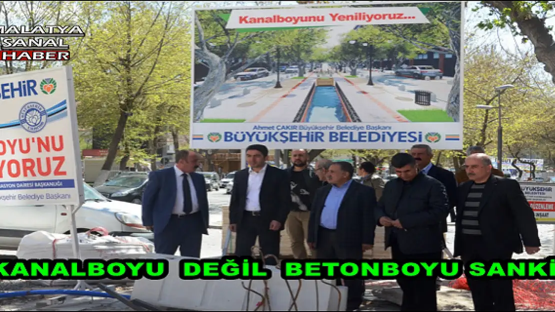 CHP İL BAŞKANI KİRAZ, KANALBOYU´NDAKİ ÇALIŞMALARI ELEŞTİRDİ