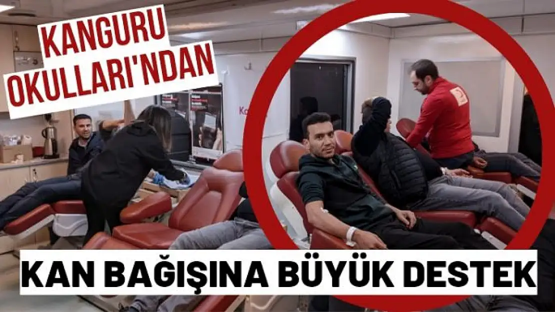 Kanguru Okulları'ndan Kan Bağışına Büyük Destek