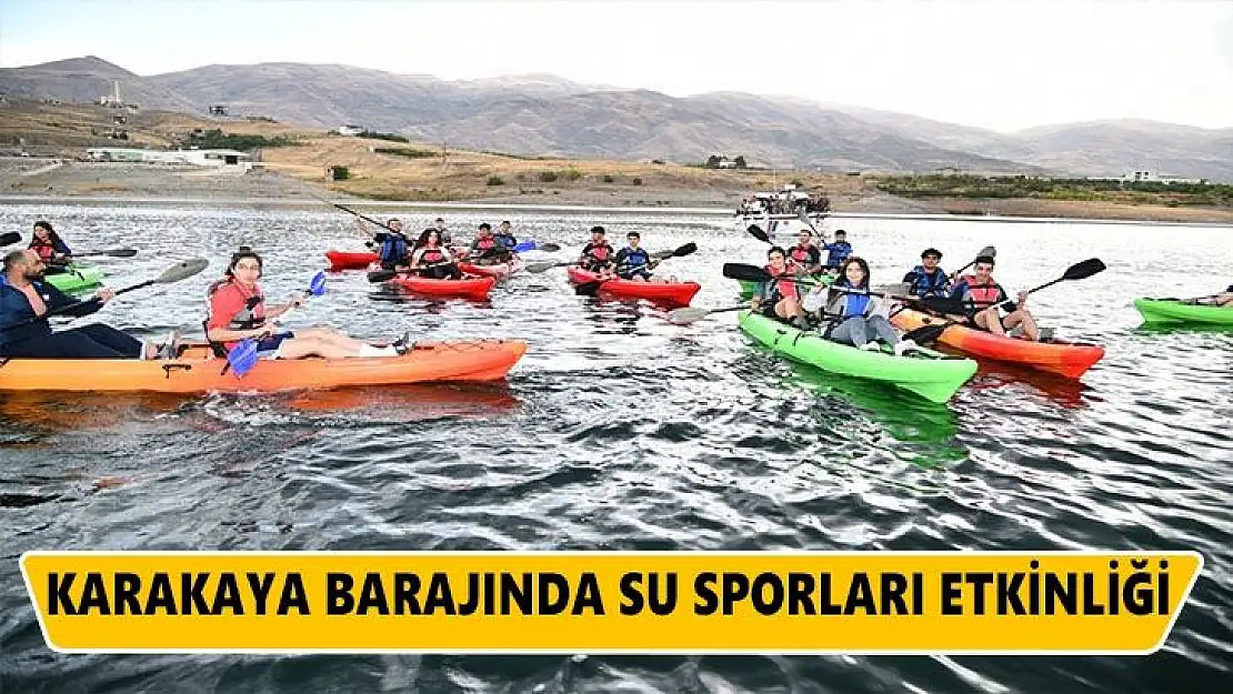 Karakaya Barajında su sporları etkinliği