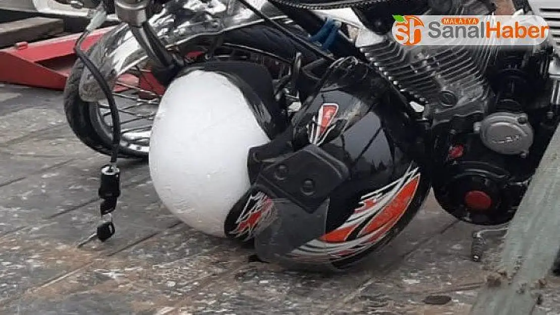 Kask hayat kurtardı