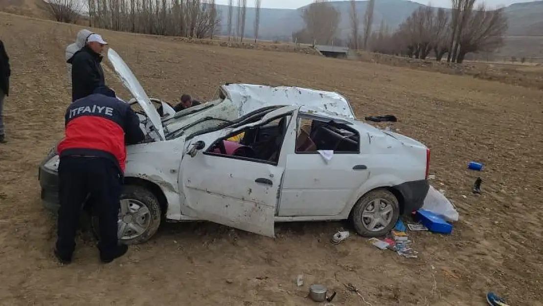 'Kayganlaşan yol kazaya neden oldu, 3 kişi yaralandı'