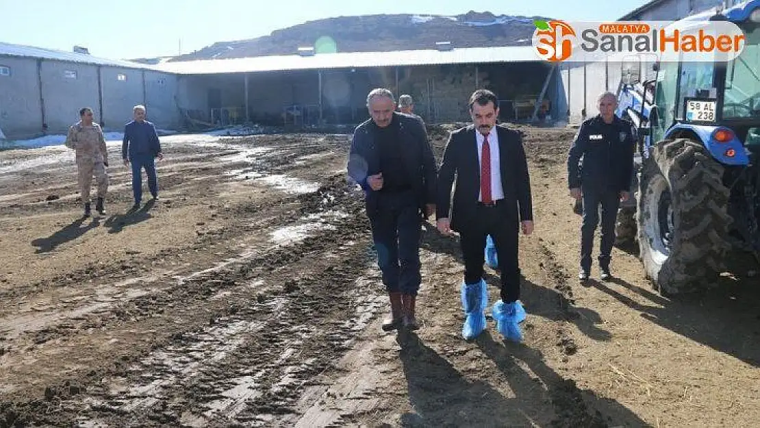 Kaymakam Akgöz'den çiftlik ziyaretleri