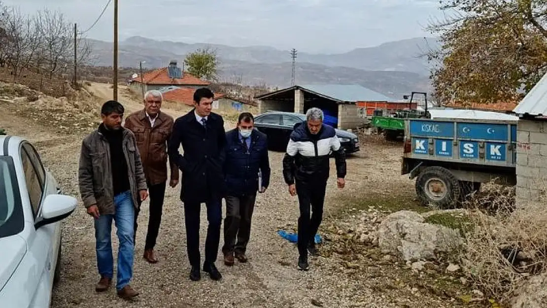 'Kaymakam Ayrancı, Örenli köyünde incelemede bulundu'