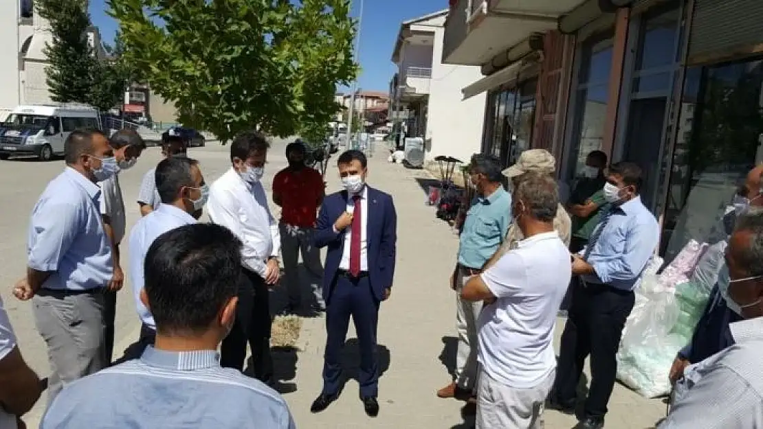 'Kaymakam Bingöl korona virüs denetimlerine katıldı'