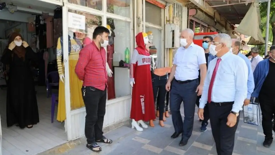 'Kaymakam Duran ve Güder´den maske denetimi'