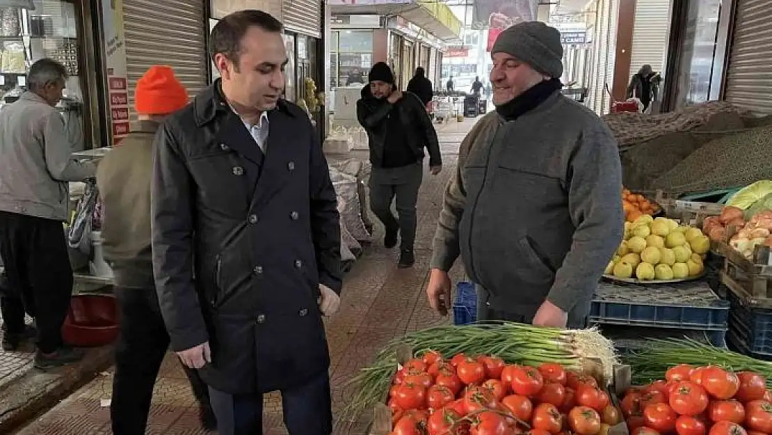 'Kaymakam Partal, esnaflarla bir araya geldi'