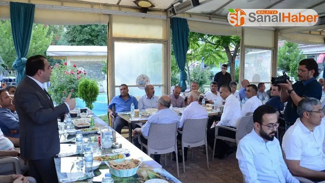 Kaymakam Zengince için veda yemeği