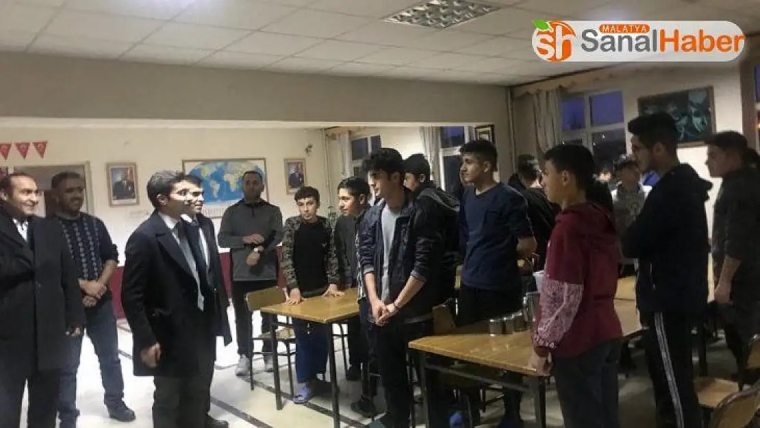Kaymakamdan pansiyon denetimi