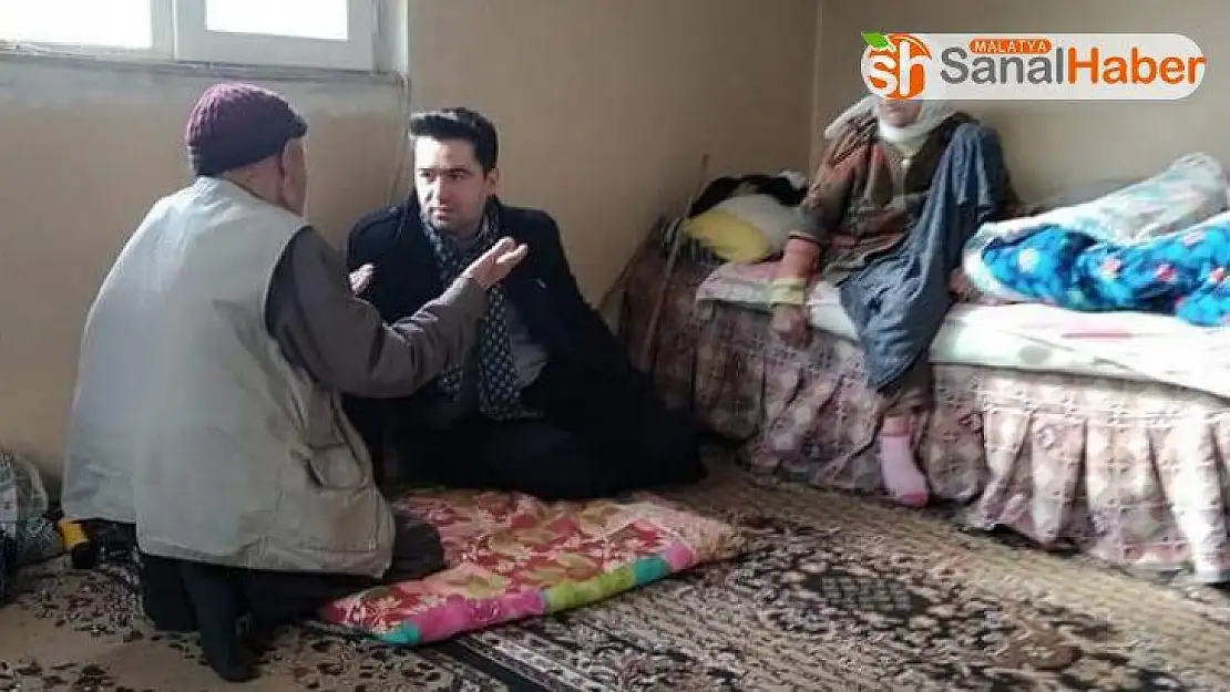 Kaymakamdan yaşlı ve hastalara ziyaret