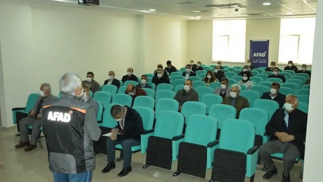 'Kaymakamlık personellerine deprem semineri'