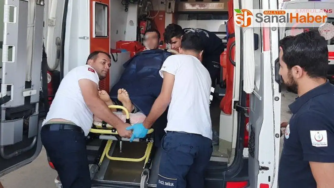 Kazara kendini vuran şahıs yaralandı